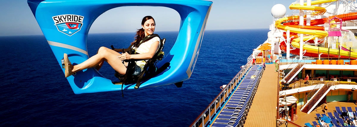 Enjoy Skyride on Carnival Cruise Line